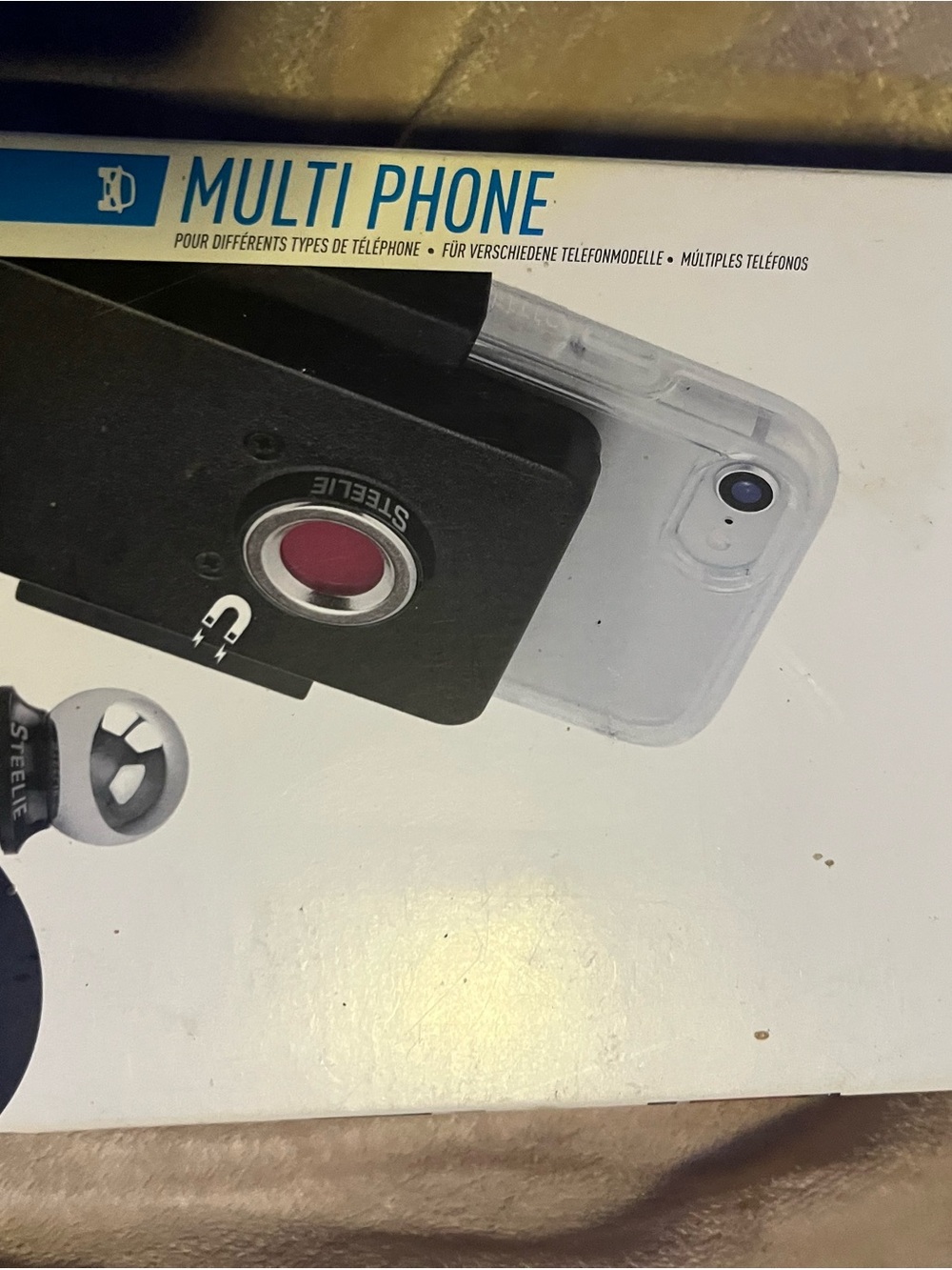 Anker Multi Phone Magnetic Mount - Black with Silver Accent